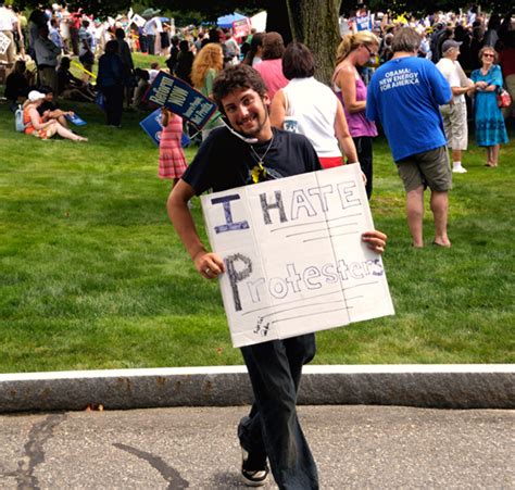 The Funniest Signs From Town Hall Protests (PICS) | HuffPost