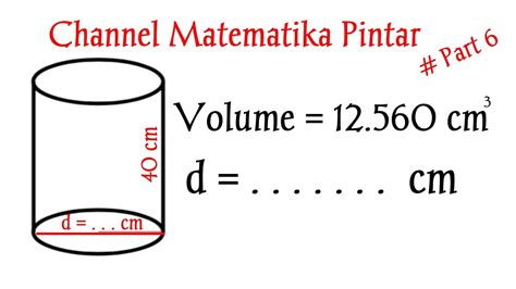 cara menghitung diameter dalam pipa Diameter tangan menghitung