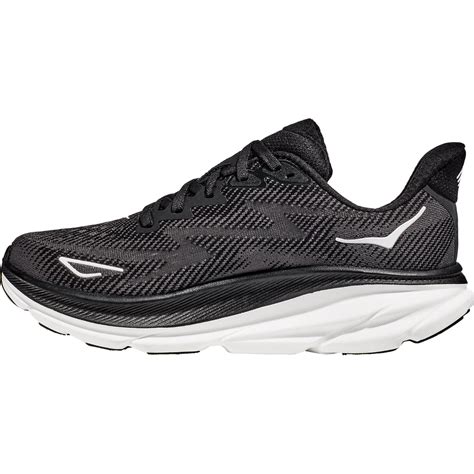 Hoka One One Clifton 9 Black | Men's Running Shoes | Footwear etc.