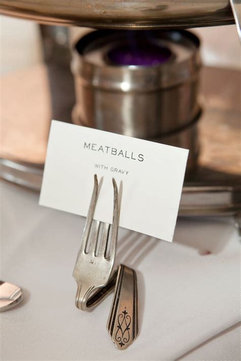 Our DIY Food Label Holders. Meatballs! | Food display stands, Diy food ...