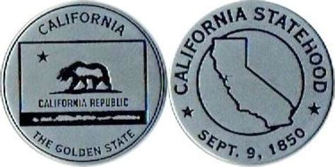 Token - California (California Statehood) - United States – Numista