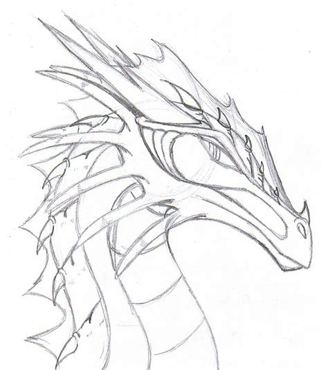 Pencil Dragon Head Drawing Easy - Eporali Wallpaper