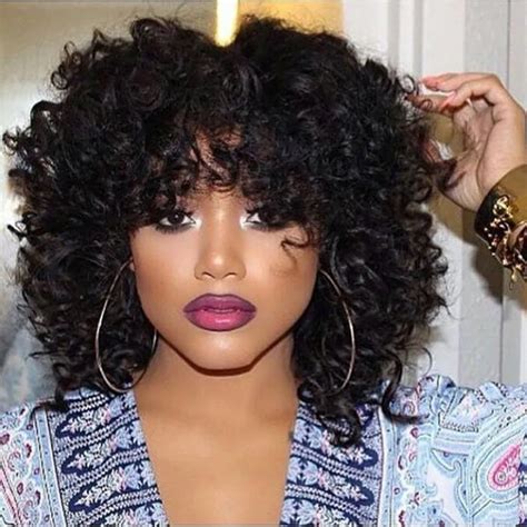 Newest Short curly synthetic wig hair Cheap Afro kinky curly wig for black women Sassy African ...