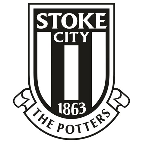 Stoke City FC Black SVG | Stoke City FC Black vector File | Stoke City ...