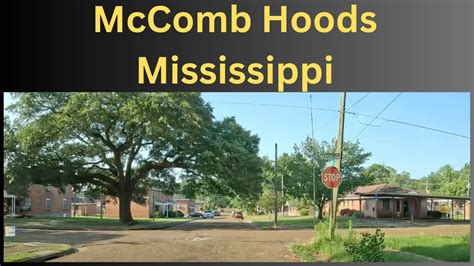 Hoods in McComb, MS | Dash Cam Driving Tour Mississippi 4K - YouTube