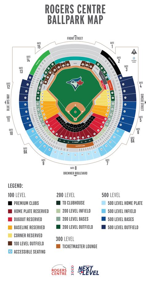 Rogers Centre Seating Chart With Seat Numbers – Two Birds Home