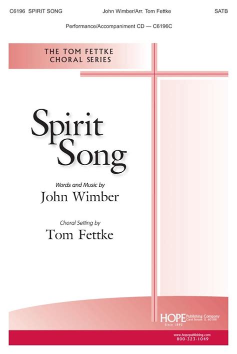 SPIRIT SONG -FETT-SATB - Hope Publishing Company