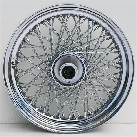 80 SPOKE CHROME TWISTED 16X3 WHEEL FOR HARLEY SPORTSTER FX FL DYNA SOFTAIL