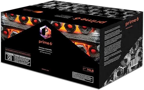 Amazon.com: Prime 6 Charcoal for Grilling & BBQ — Natural Recycled ...