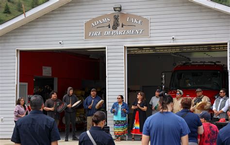 Adams Lake Indian Band Receives Historic Hybrid Fire Truck Donation