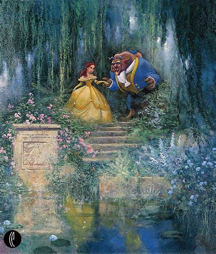 Disney Fine Art Beauty and The Beast Giclee - Gallery of Art & Collectibles