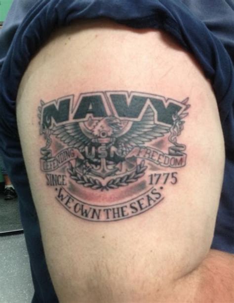 Navy tattoo from the US Navy Veterans group on Facebook | Navy tattoos, Us navy tattoos, Navy ...