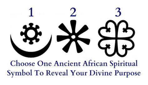 Choose One Ancient African Spiritual Symbol To Reveal Your Divine ...