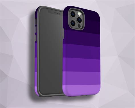 Seven Shades of Purple iPhone 13 Pro Max Case Ombre Phone Case for ...