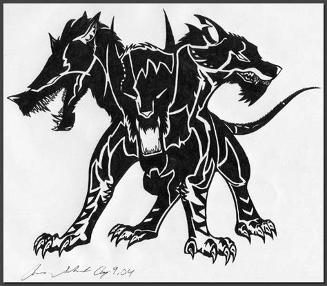 Cerberus Tattoo by Dusky-Hawk on deviantART | Cerbero, Can cerbero, Cancerbero perro