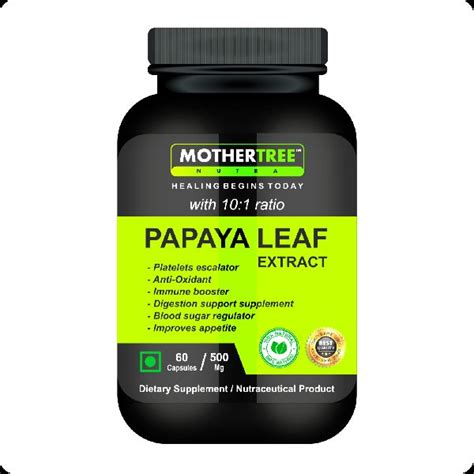 Papaya Leaf Extracts Capsules - Manufacturer Exporter Supplier in ...