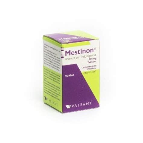 MESTINON 60 MG 20 COMPRIMIDOS | Farmashop