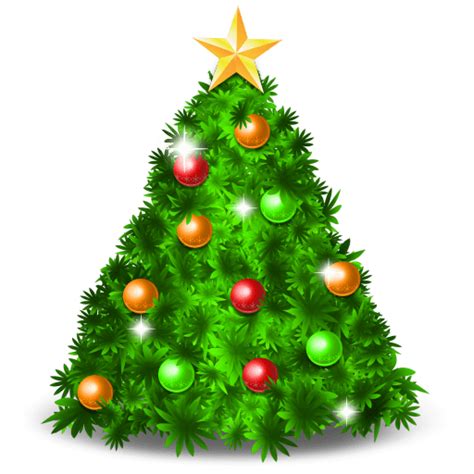 Cartoon Christmas Tree PNG