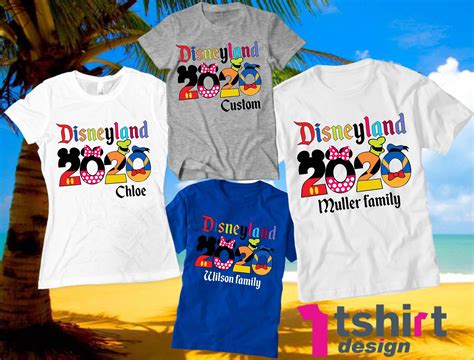 Excited to share the latest addition to my #etsy shop: Disneyland Family shirts 2020 Disne ...