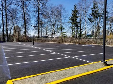 Parking Lot Line Painting Services Projects - Burnaby Blacktop