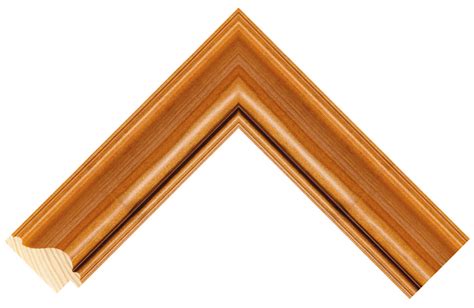 44mm Antique Pine Scoop Profile Moulding - REF: 203PINE - Frames R Us