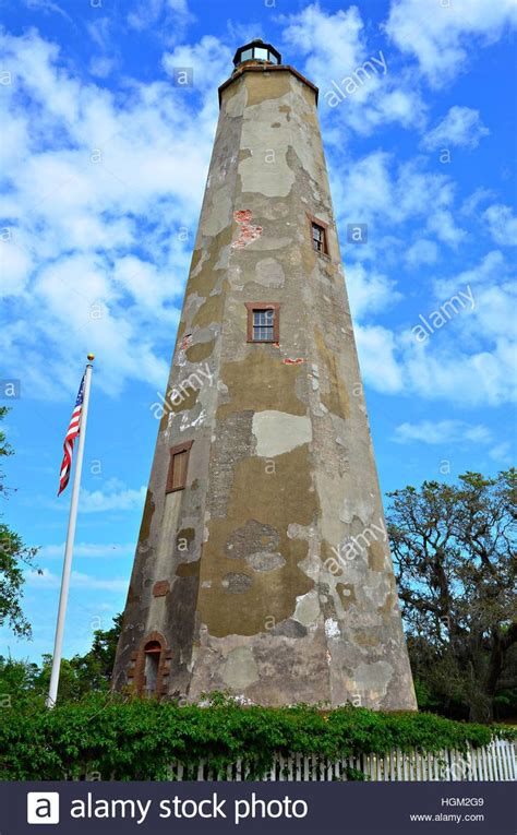 bald head lighthouse pictures | Old stone lighthouse on Bald Head Island North Carolina ...