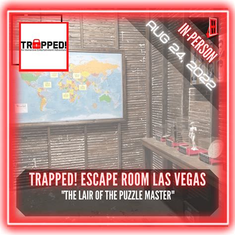 Trapped! Escape Room Las Vegas - "The Lair of the Puzzle Master"