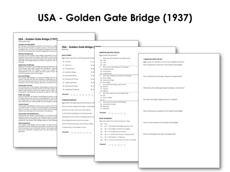 USA - Golden Gate Bridge (1937) | Made By Teachers