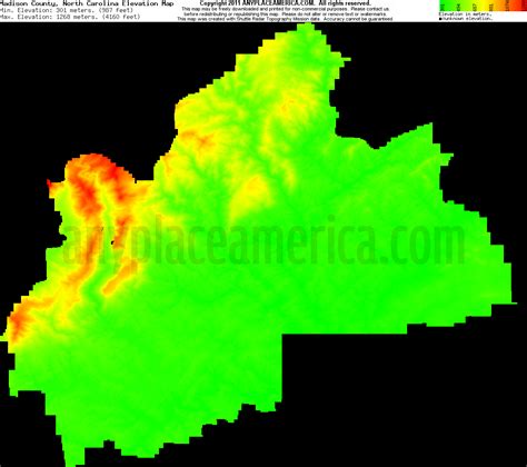 Free Madison County, North Carolina Topo Maps & Elevations