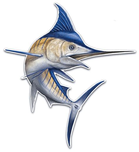 Blue Marlin Jumping | Marlin Jumping | Fish drawings, Marlin, Fish jumps