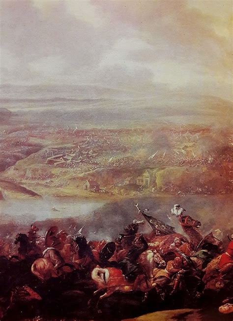 Huchtenburg Battle of Khotyn in 1673 (detail) 01 - Category:Battle of Khotyn in 1673 by Jan van ...