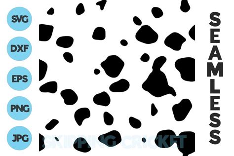 Cut Out Dalmatian Spots Template