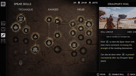 God of War Ragnarok skills and skill trees explained