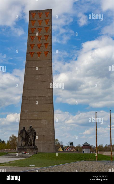 large soviet memorial at Sachsenhausen concentration camp memorial site ...