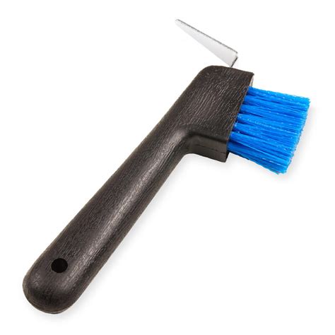 Horse Riding Hoof Pick Brush - Electric Blue