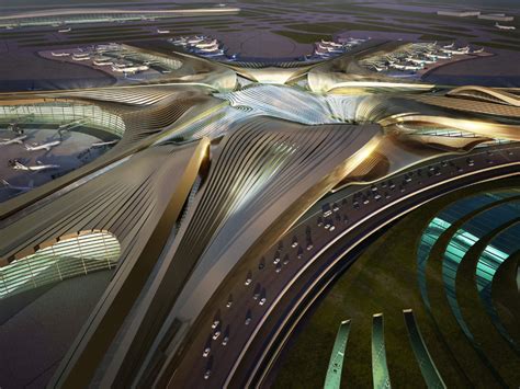 Beijing Daxing International Airport, New Terminal • Aviation • Work • Pascall+Watson ...