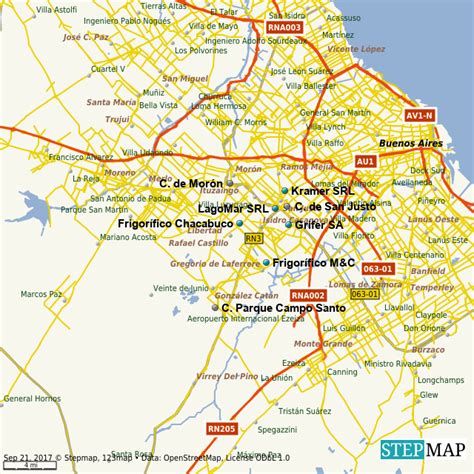 StepMap - Mapa La Matanza - Landkarte für World