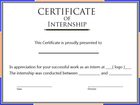 Internship Certificate Templates | 12+ Free Printable Word Formats ...