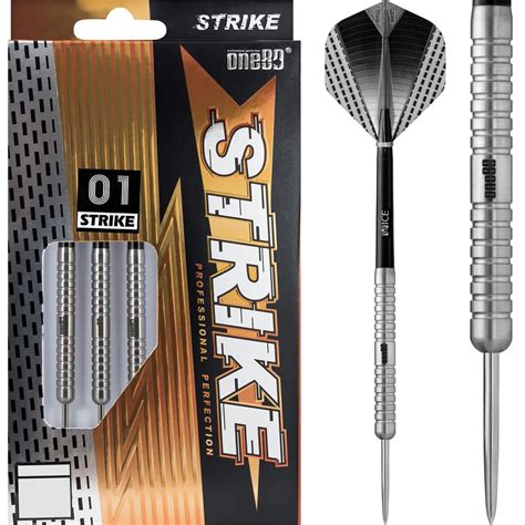 ONE80 Strike Darts Set 20g 22g 24g 26g grams 90% Tungsten Steel Tip Natural | eBay