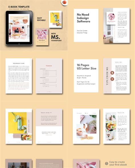 Cosmetic Makeup Tips Presentation PowerPoint template