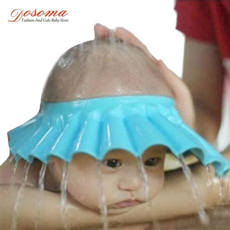 Cheap 1Pcs Baby Care Safe Shampoo Shower Head Bathing Bath Protect Soft Cap Hat For Baby ...