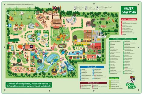 Potts Park Map and Brochure (2022 - 2023) | ThemeParkBrochures.net