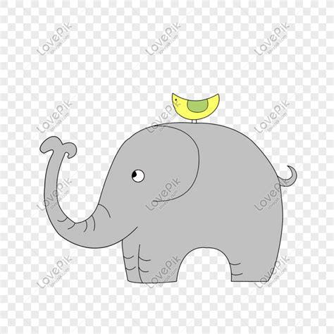 Cartoon Stick Figure Cute Elephant Png, Cartoon Elephant, Stick Figure Elephant, Gray Elephant ...