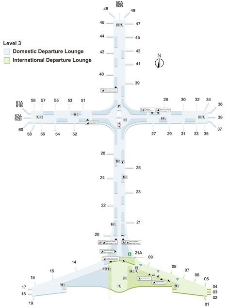 Shenzhen Bao'an Airport Terminal 3 Map, Layout, Plan of SZX