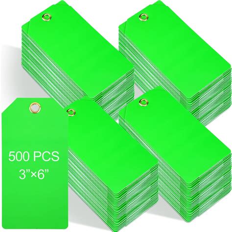 Amazon.com : Thyle 500 Pcs Waterproof Plastic Tags Plastic Labeling ...