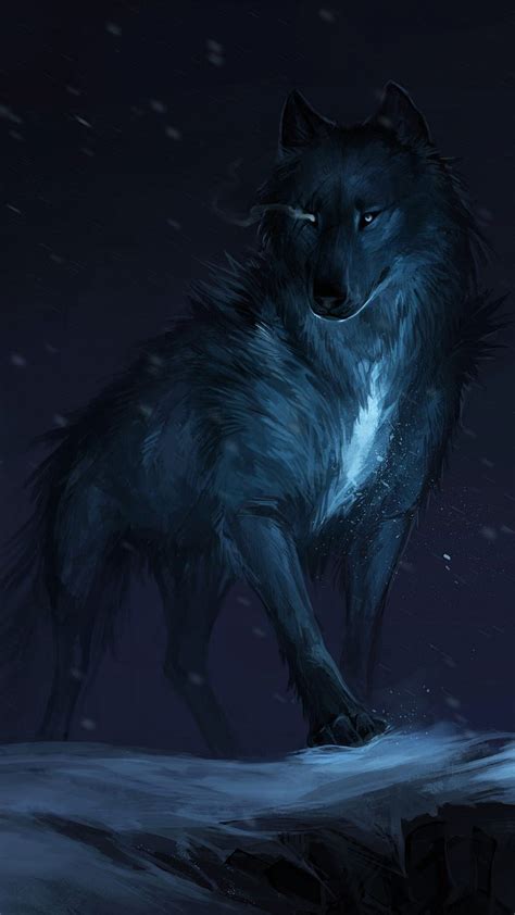 WoowPaper: Shadow Wolf 3d Wolf, anime alpha wolf HD phone wallpaper ...