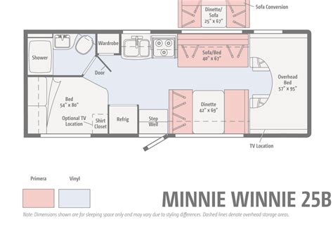 Winnebago Revel Floor Plan - The Floors