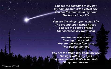 A love poem | Shining star quotes, Star quotes, Poems about stars