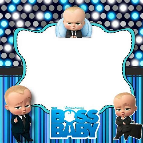 Boss Baby Birthday Invitation Card, 4 X 6 Or 5 X 7 - Jamakodesigns E3D ...