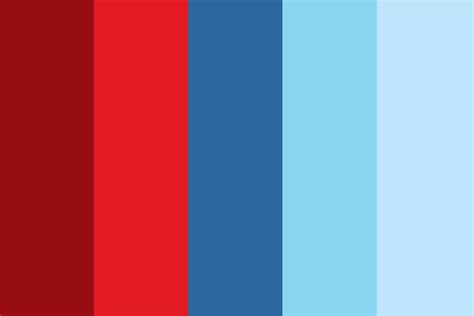 9 Bold Red And Blue Color Palettes [With Color Codes]